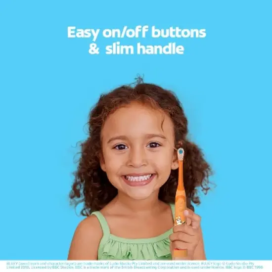 Colgate Kids' Battery Toothbrush - Bluey Bingo - Extra Soft image {6}