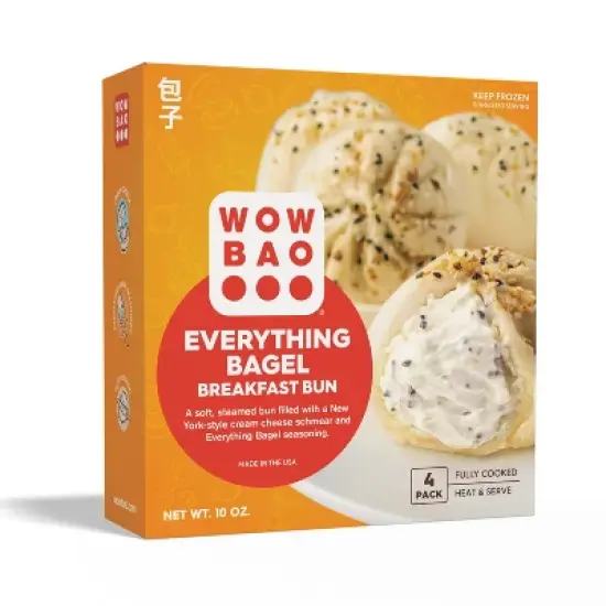 Wow Bao Everything Bagel Breakfast Frozen Bun - 10oz/4ct image {3}