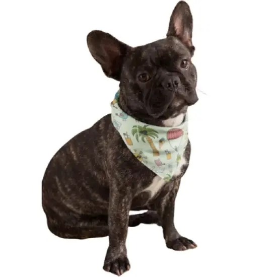 Mechaly Cotton Funny Dog Bandana with Designs Durable Birthday Pet Scarf image {15}