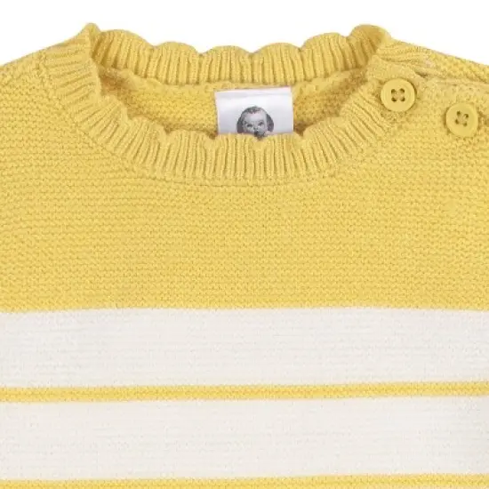 Gerber Baby and Toddler Girls' Sweater Knit Footless Romper image {2}