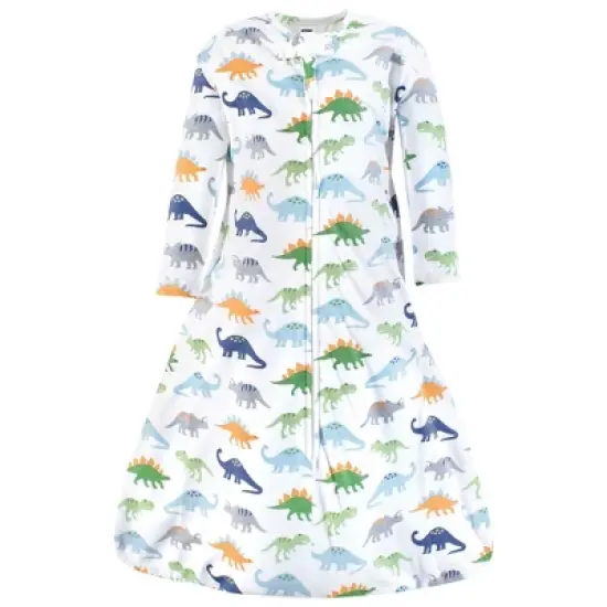Hudson Baby Long Sleeve Cotton Jersey Sleeping Bag, Sack, Blanket, Dinosaurs image {2}