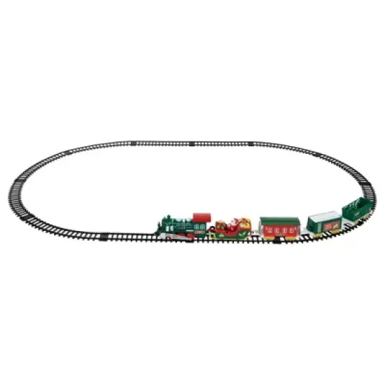 Northlight 30 Pc Battery Operated Lighted and Animated Classic Christmas Train Set with Music image {3}