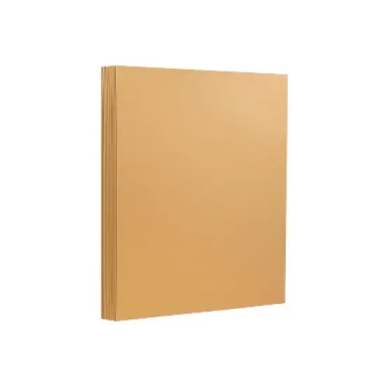 JAM Paper Extra Heavyweight 130 lb. Cardstock Paper 8.5" x 11" Tan Brown 25 Sheets/Pack (296431637) image {1}