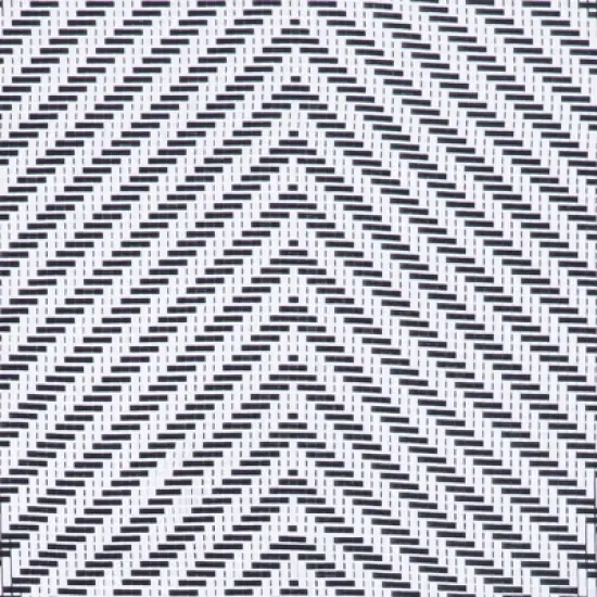 Emma & Oliver Massalia Indoor/Outdoor Bistro Style 31.5 in. Table with Textilene, Glass Top, and Two Chairs - Metal Frame image {9}