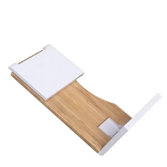 Folding Bamboo Stockholm Toilet Stool White - Squatty Potty image {1}