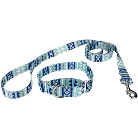 Country Brook Petz Snowy Pines Martingale Dog Collar and Leash image {8}