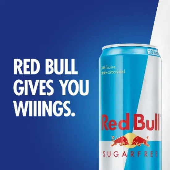Sugar-Free Red Bull Energy Drink - 20 fl oz Can image {3}