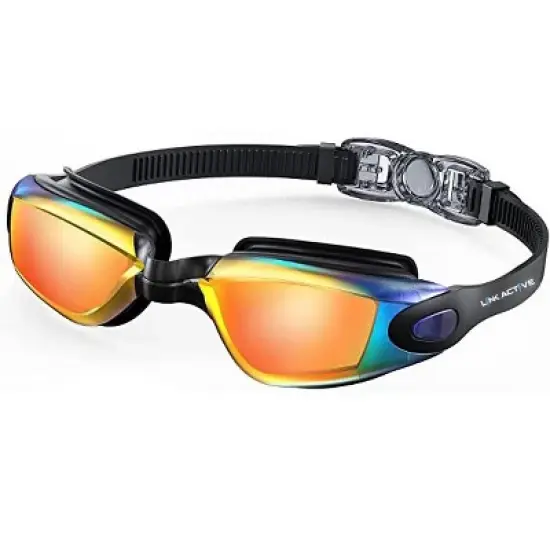 Link Active Swim Goggle With Fast Clasp Technology UV Protection Leak & Fog Proof Wide View Adult/Youth image {15}
