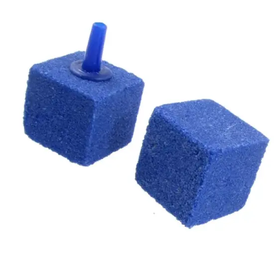Unique Bargains Aquarium Fish Tank Aerator Mineral Air Stone Blue 2 Pcs image {2}