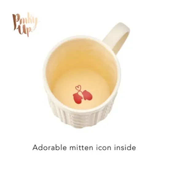 Pinky Up Annette Ceramic Tea Mug, 12 oz image {2}