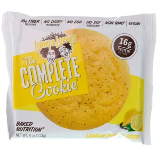 Lenny & Larry's The Complete Cookie&reg;, Lemon Poppy Seed, 12 Cookies, 4 oz (113 g) Each image {3}