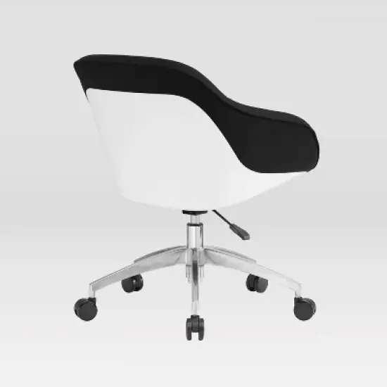 Upholstered Office Task Chair Black - Techni Mobili image {2}
