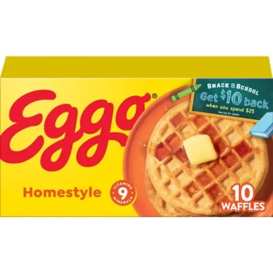 Eggo Frozen Waffles Homestyle - 12.3oz/10ct image {10}