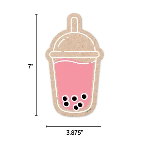 Creative Teaching Press&reg; Krafty Pop! Boba Cups 6" Designer Cut-Outs, 36 Per Pack, 3 Packs image {2}