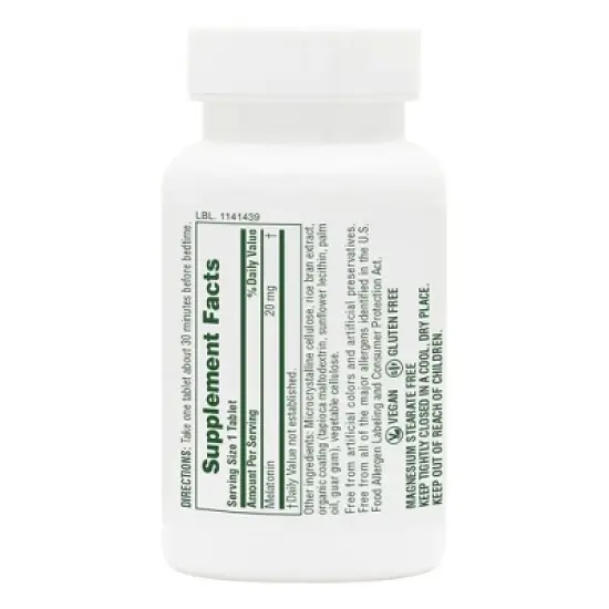 Melatonin 20 mg by Nature's Plus  -  90 Capsule image {1}