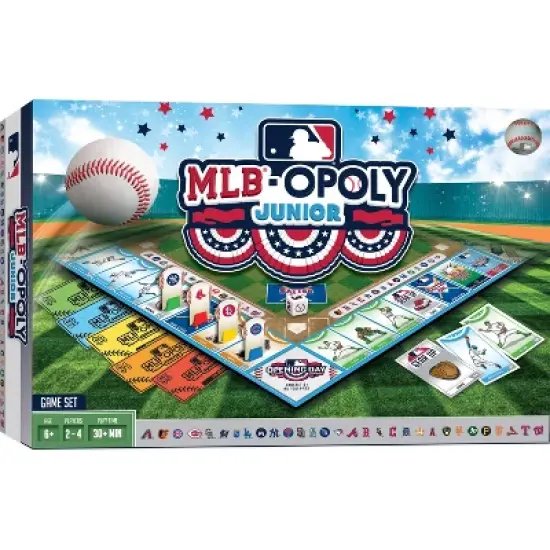 MasterPieces Opoly Kids & Family Board Games - MLB League Opoly Junior image {1}