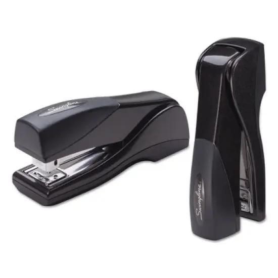 Swingline Optima Grip Compact Stapler, 25-Sheet Capacity, Graphite image {1}