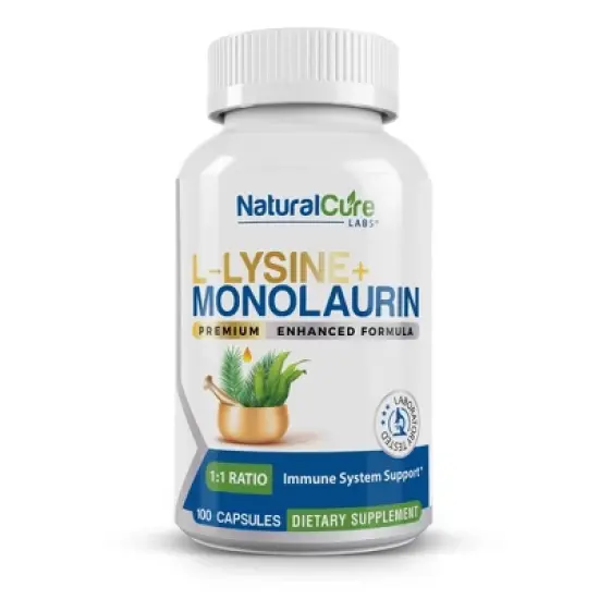 L-Lysine + Monolaurin 600mg image {9}