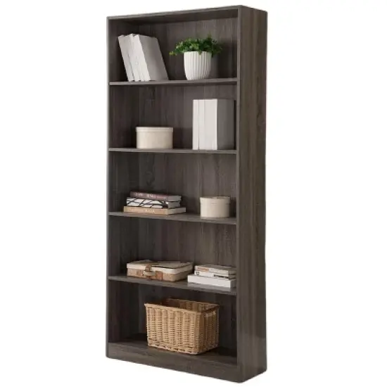 FC Design 5 Tier Standard Bookcase image {5}