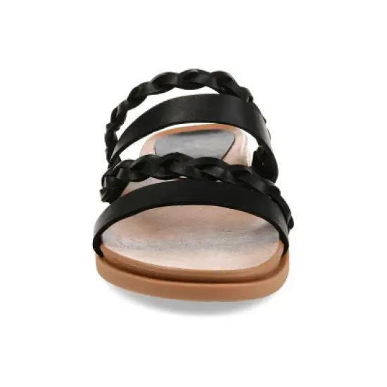 Journee Collection Womens Colette Slide Flat Sandals image {5}