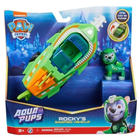 PAW Patrol Rocky Aqua Vehicle image {1}