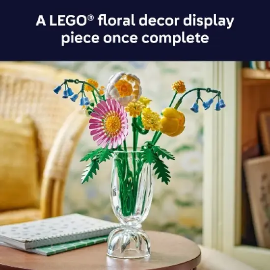 LEGO Botanicals Petite Sunny Bouquet Flower Building Set 10347 image {5}