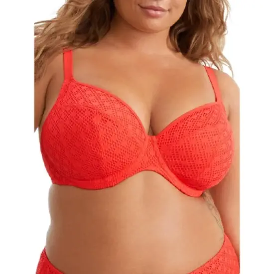 Elomi Women's Plus Bazaruto Plunge Underwire Bikini Top - ES800602 image {9}