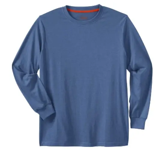 Boulder Creek by KingSize Men's Big & Tall &trade; Heavyweight Long-Sleeve No Pocket Crewneck Tee image {8}