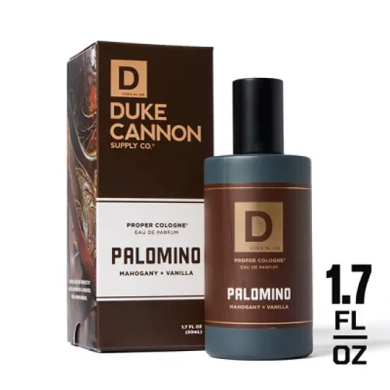 Duke Cannon Supply Co. Proper Cologne for Men - Palomino Scent of Mahogany and Vanilla - 1.7 fl oz image {6}