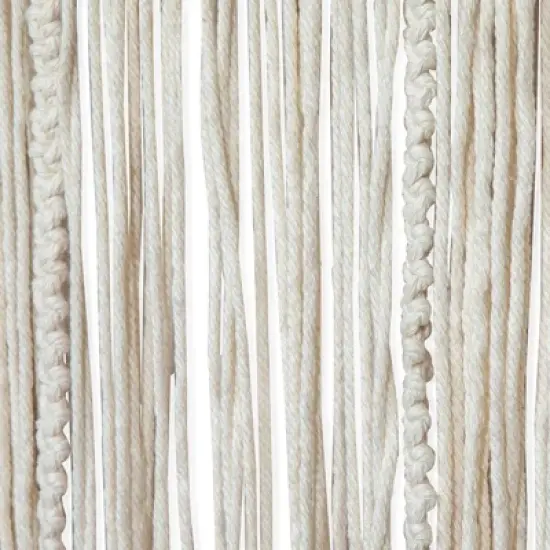 Okuna Outpost Large Macrame Dream Catcher, Bohemian Style Home Wall Decor (White, 46 x 11.8 in) image {5}