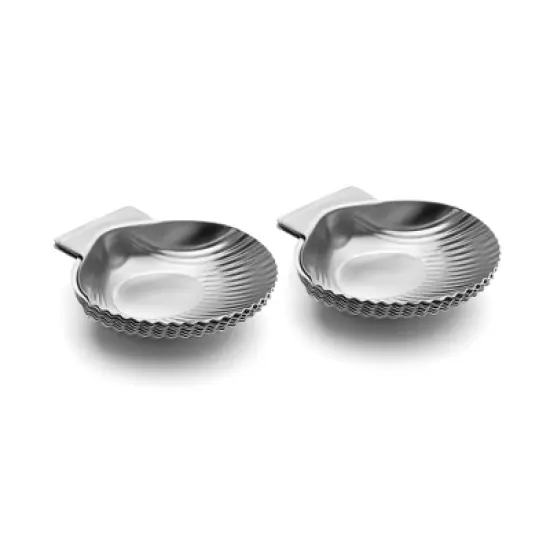 12pk Grillable Stainless Steel Clam Shells - Outset image {1}