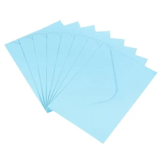 Unique Bargains Blank Paper Mini Vintage DIY Greeting Card Envelopes 50 Pcs image {5}