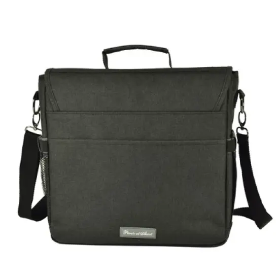 Picnic at Ascot Wine And Cheese Cooler w/ Table And Accessories - Charcoal Gray image {6}