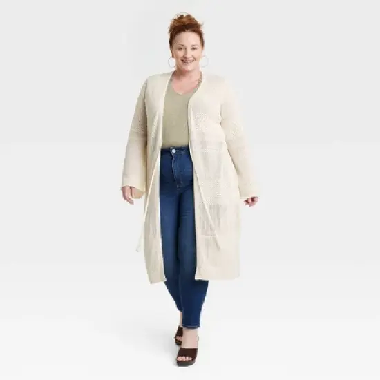 Women's Pointelle Duster Cardigan - Knox Rose&trade; image {5}