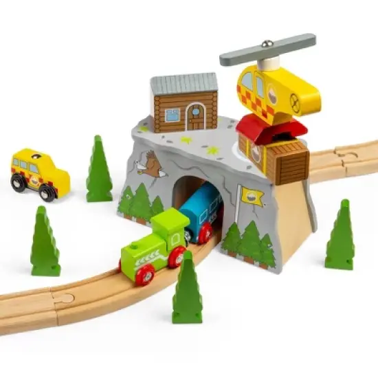 Bigjigs Rail Mountain Rescue Wooden Railway Train Set Accessory image {5}