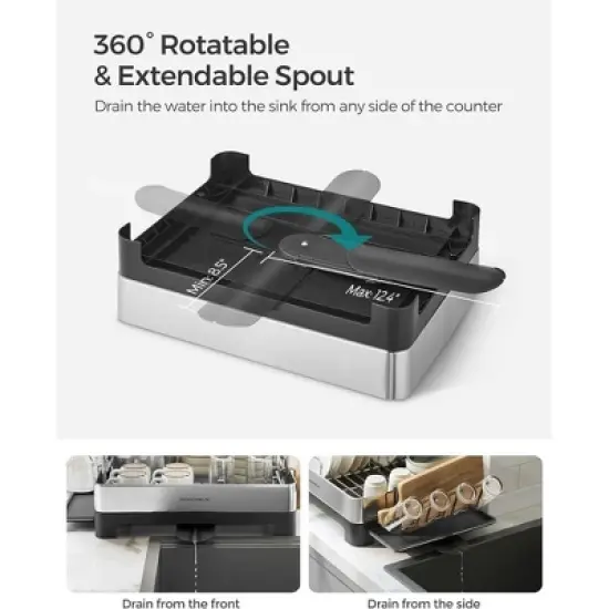 Stainless Steel Dish Drying Rack for Kitchen Counter Dish Drainers image {6}