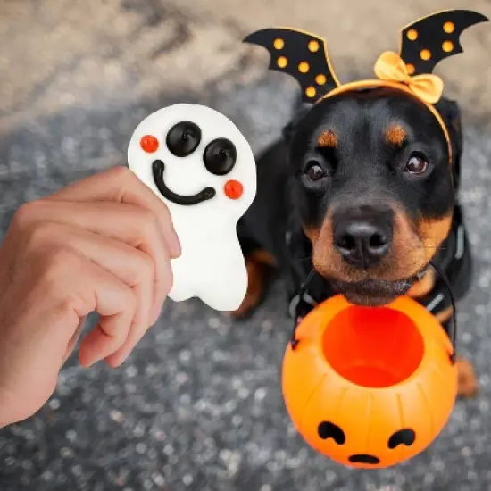 Molly's Barkery Halloween Ghost and Bones Apple and Cinnamon Crunchy Dog Treats - 0.15lb image {5}