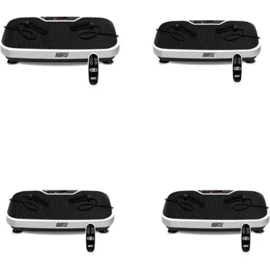 Core Fitness Training Vibration Machine - Vibrating Platform Exercise - Black image {5}