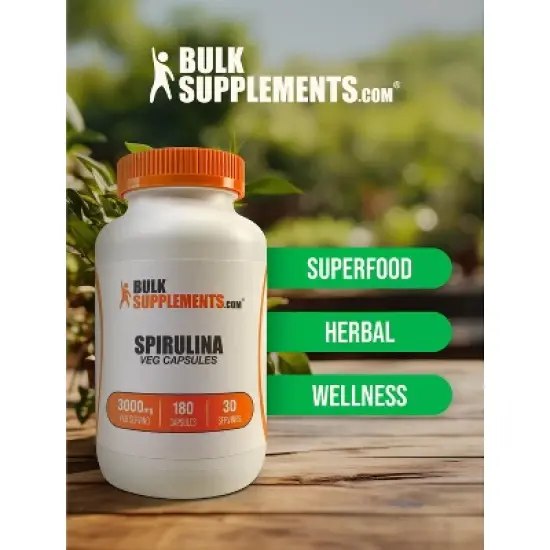 BulkSupplements Spirulina Powder Capsules image {4}