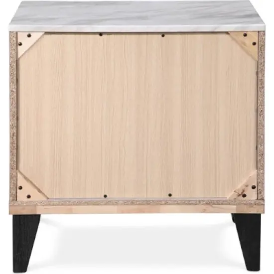 Micah 2 Drawer Nightstand - Adore Decor image {7}