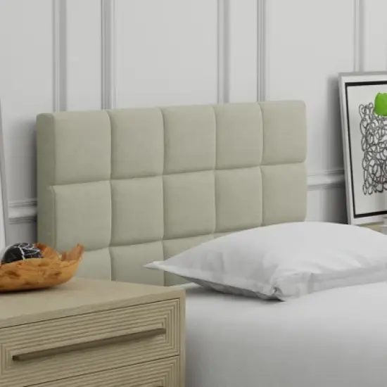Glenwillow Home Upholstered Headboard with 20" Tall Panel image {2}