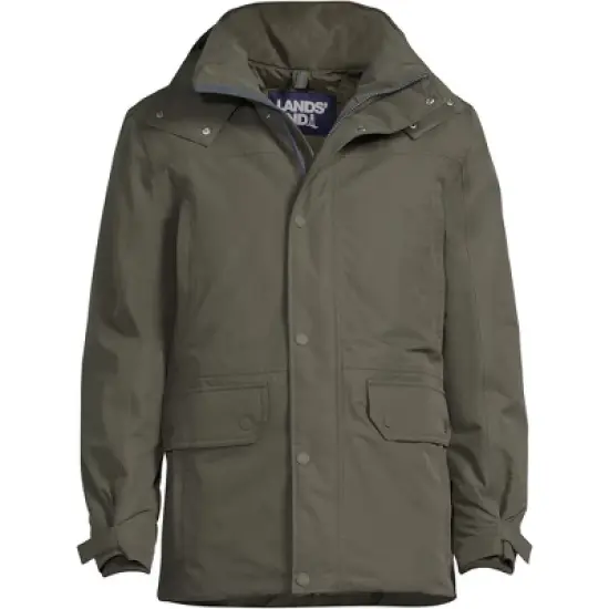 Lands' End Men's Expedition Down Waterproof Winter Jacket image {5}
