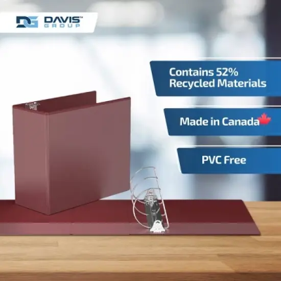 Easyview 4pk 5" Premium Angled Customized View D-Ring Binders White: 700 Sheet Capacity, Hard Cover, 2 Pockets, 4 Count image {6}