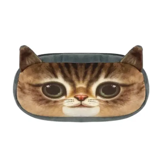 Wrapables Cat Face Zippered Pencil Case (Set of 2), Cobby & Mimi image {4}