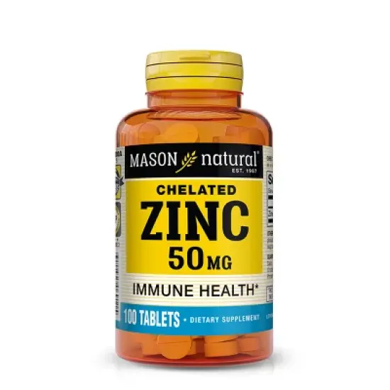 Mason Natural Zinc 50mg Dietary Supplement Tablets - 100ct image {5}