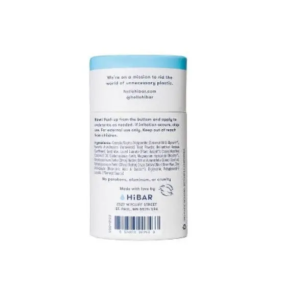 HiBAR Solid Deodorant - Sensitive - 2.25oz image {7}