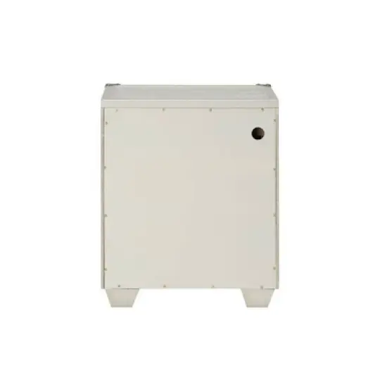 22" Orchest 3 Drawer Nightstand Gray - Acme Furniture image {3}