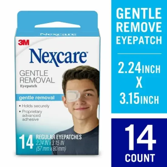 Nexcare Gentle Removal Eye Patch Regular - 14ct image {3}
