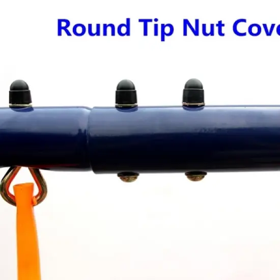 137.80&ldquo;Metal Swing Set w/ Slide image {6}