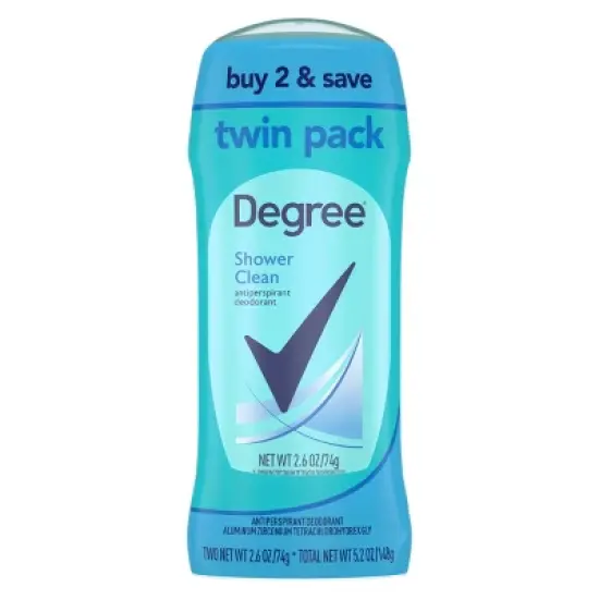 Degree Shower Clean 48-Hour Solid Antiperspirant & Deodorant - 2.6oz/2ct image {6}
